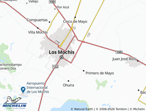 Mappa MICHELIN Colonia Rosendo G Castro - ViaMichelin