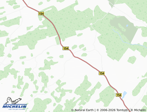 MICHELIN Šakyna map - ViaMichelin