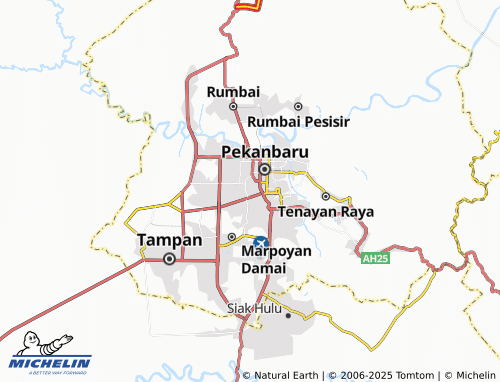 MICHELIN Kampung Tengah map - ViaMichelin