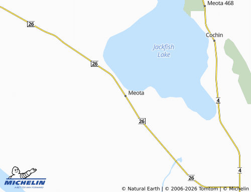 MICHELIN Meota map - ViaMichelin