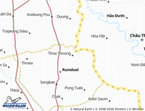 Mappa MICHELIN Thna Thnong - ViaMichelin