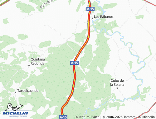 Mapa MICHELIN Lubia - ViaMichelin