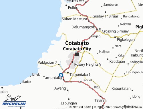 MICHELIN Poblacion 4 map - ViaMichelin