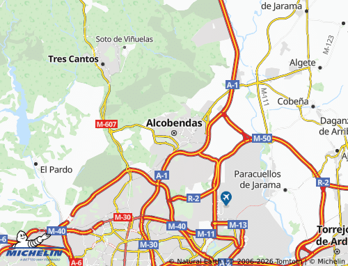 MICHELIN-Landkarte Alcobendas - ViaMichelin