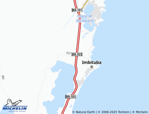 MICHELIN Nova Brasília map - ViaMichelin