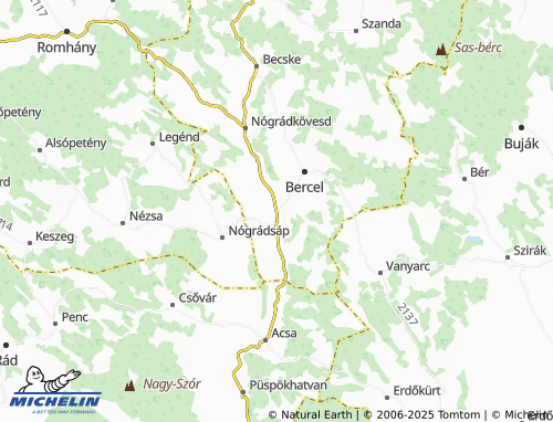 MICHELIN Galgaguta map - ViaMichelin