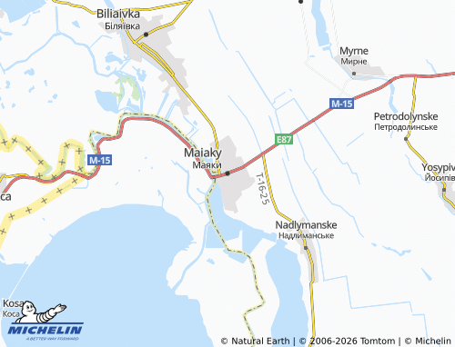 Mapa MICHELIN Maiaky - ViaMichelin