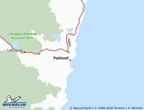 MICHELIN Pothuvil 02 Unit I map - ViaMichelin