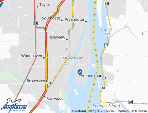 Carte MICHELIN Trenton - ViaMichelin