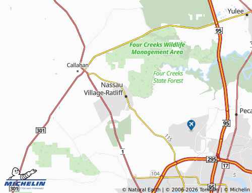 Mappa MICHELIN Nassau Village-Ratliff - ViaMichelin