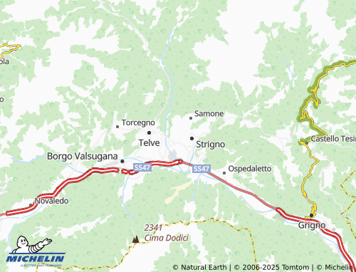 MICHELIN-Landkarte Spera - ViaMichelin