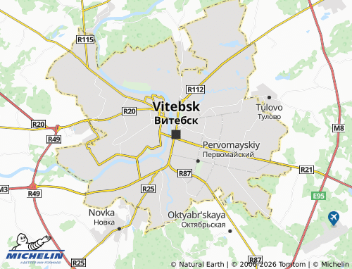 MICHELIN-Landkarte Wizebsk - ViaMichelin