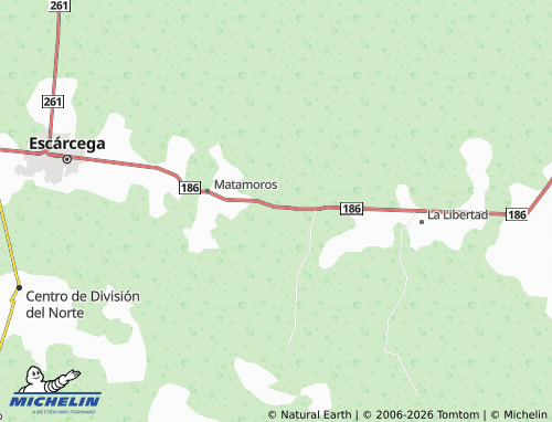 Mapa MICHELIN General Rodolfo Fierros - ViaMichelin