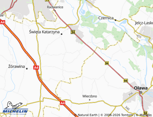 MICHELIN Sulęcin map - ViaMichelin