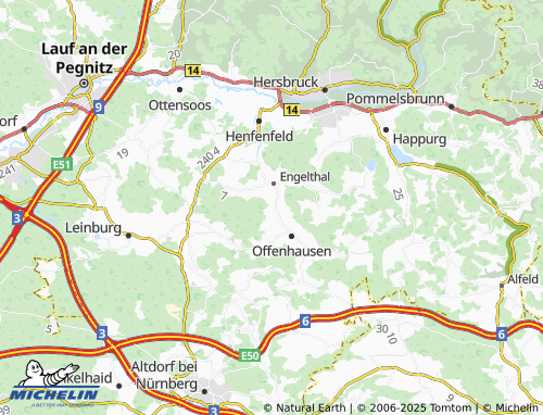 Mappa MICHELIN Hallershof - ViaMichelin