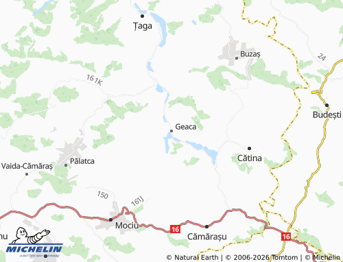 Mappa MICHELIN Geaca - ViaMichelin