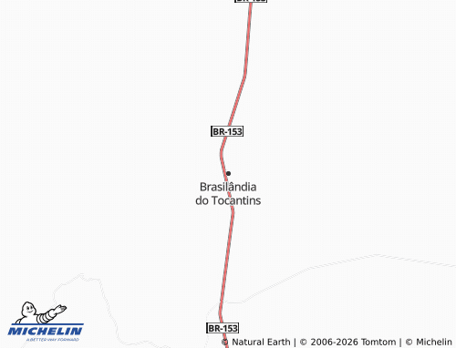 Mappa MICHELIN Brasilândia do Tocantins - ViaMichelin