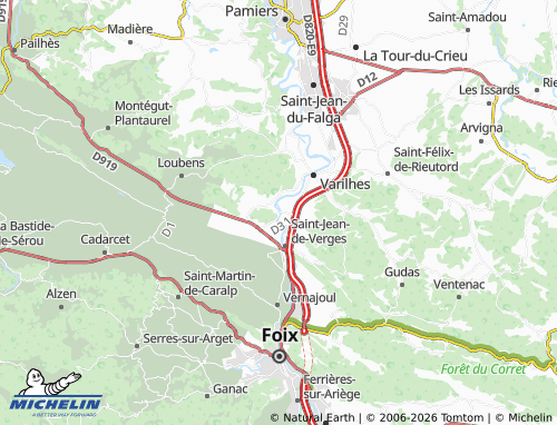 Mapa MICHELIN Crampagna - ViaMichelin