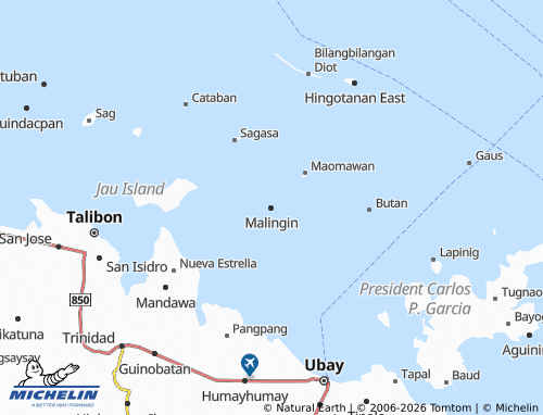 MICHELIN Malingin map - ViaMichelin