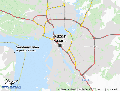 MICHELIN-Landkarte Kazan - ViaMichelin