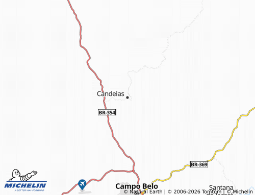 Mapa MICHELIN Candeias - ViaMichelin