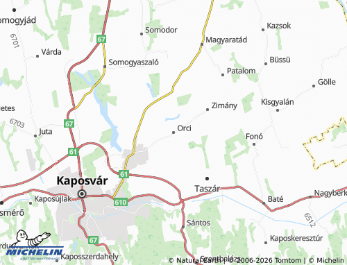 Mappa MICHELIN Orci - ViaMichelin