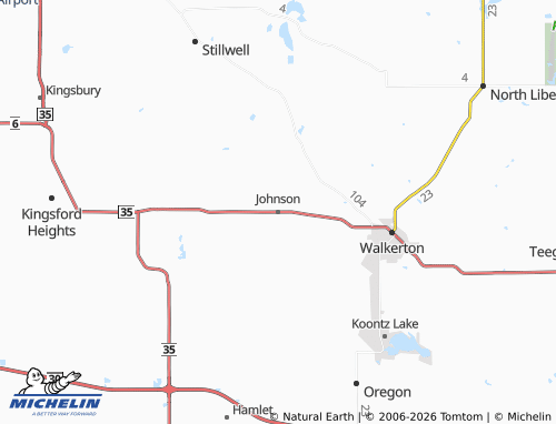 Mappa MICHELIN Johnson - ViaMichelin