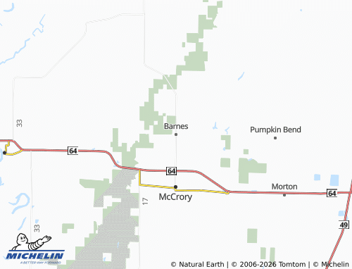 Mapa MICHELIN Barnes - ViaMichelin
