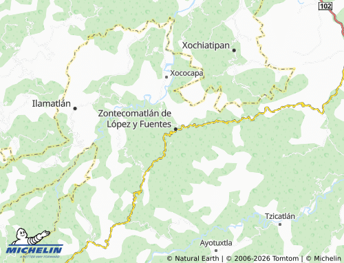 Mappa MICHELIN Zacual - ViaMichelin