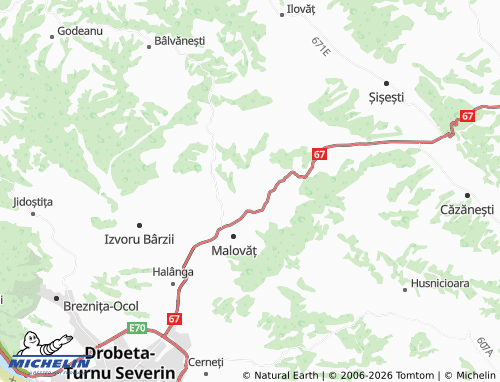 Mapa MICHELIN Colibași - ViaMichelin
