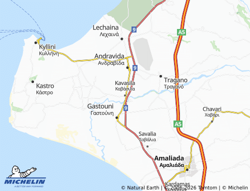 Carte MICHELIN Kavasila - ViaMichelin