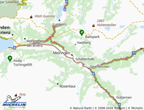 MICHELIN-Landkarte Meiringen - ViaMichelin
