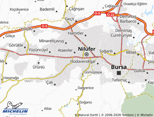 Mapa MICHELIN Beşevler - ViaMichelin