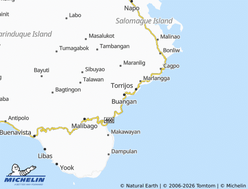 MICHELIN Buangan map - ViaMichelin