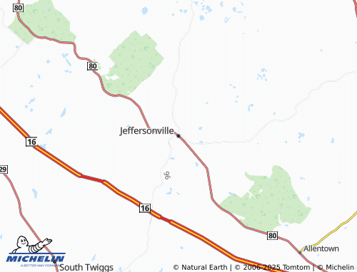 MICHELIN Jeffersonville map - ViaMichelin