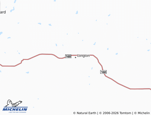 Mapa MICHELIN Longton - ViaMichelin