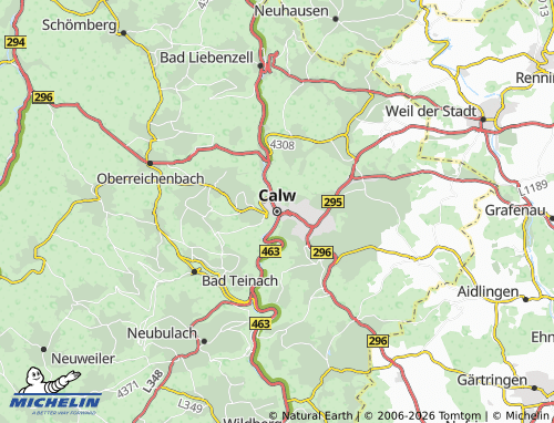 Mapa MICHELIN Calw - ViaMichelin
