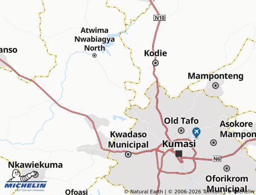 Mappa MICHELIN Asuofia - ViaMichelin