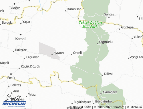 MICHELIN Örenli map - ViaMichelin
