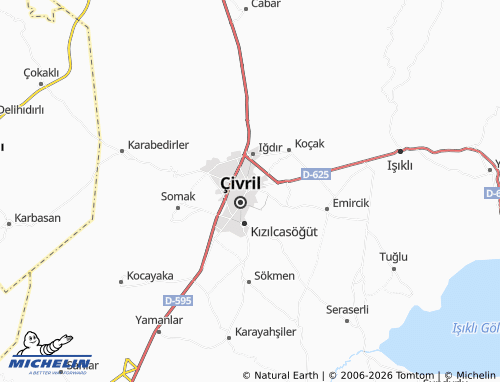 Mappa MICHELIN Çatlar - ViaMichelin