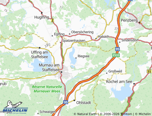 Mappa MICHELIN Riegsee - ViaMichelin
