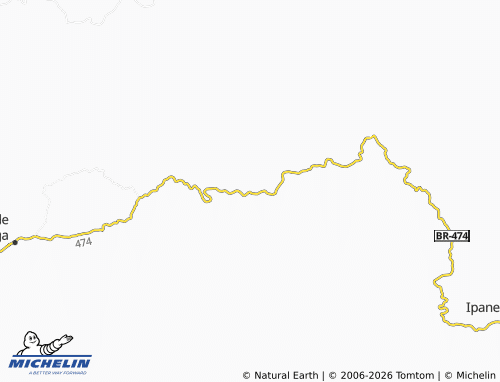 Mapa MICHELIN São João do Jacutinga - ViaMichelin