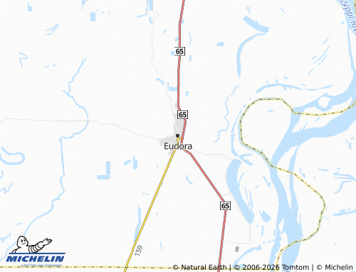 Mapa MICHELIN Eudora - ViaMichelin