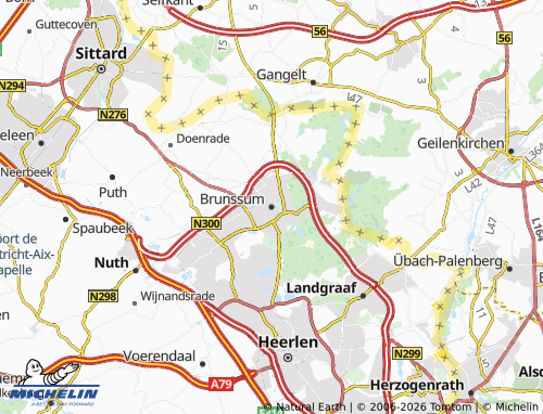 MICHELIN Brunssum map - ViaMichelin