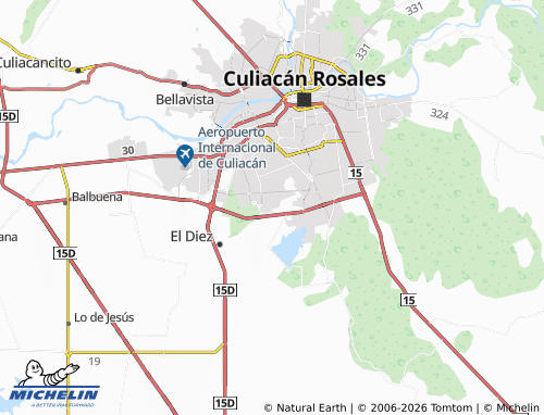 Mapa MICHELIN Valle de Amapa - ViaMichelin