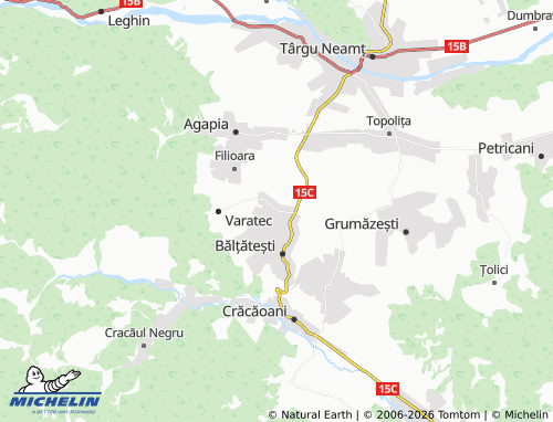 Mappa MICHELIN Valea Seacă - ViaMichelin