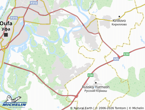 MICHELIN-Landkarte Bazilevka - ViaMichelin
