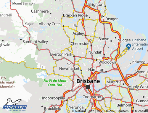 Mapa MICHELIN Everton Park - ViaMichelin