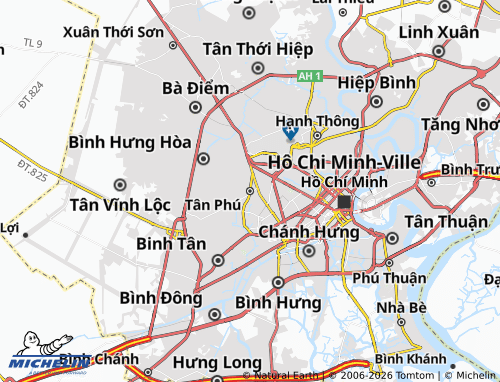 Mappa MICHELIN Tân Phú - ViaMichelin