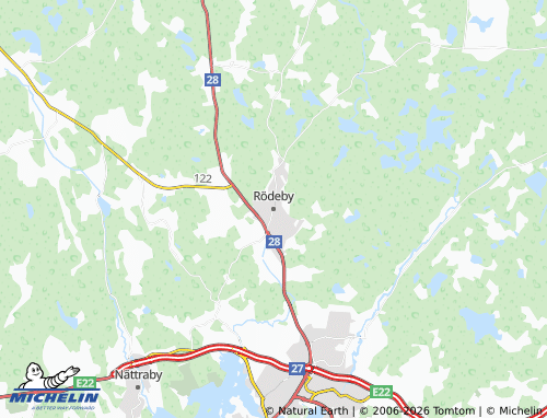 Carte MICHELIN Rödeby - ViaMichelin